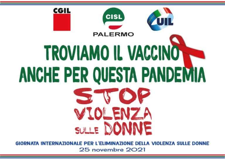 25 novembre – I coordinamenti pari opportunità Uil Sicilia in Piazza contro la violenza sulle donne