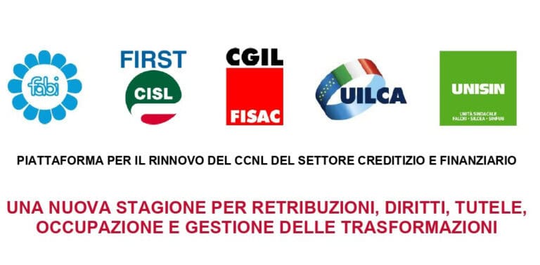 Approvata dal 99,5% la piattaforma per il rinnovo del CCNL Credito e Finanza