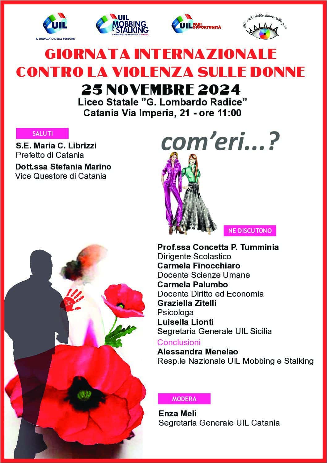 Giornata contro la violenza sulle donne con un dibattito e la mostra “Com’eri…?”